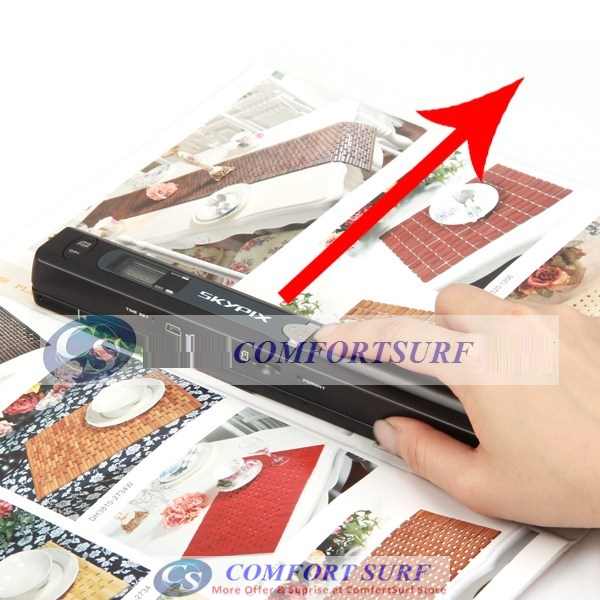 Mini Portable SkyPix Handheld / Cordless Color Scanner Printer 900dPi